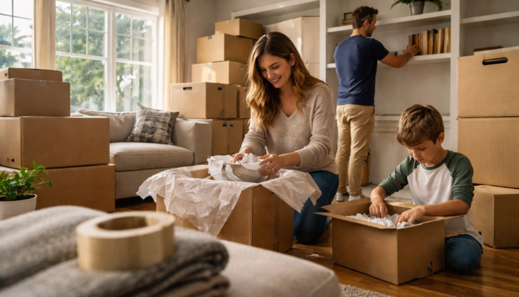 Settling into a new home